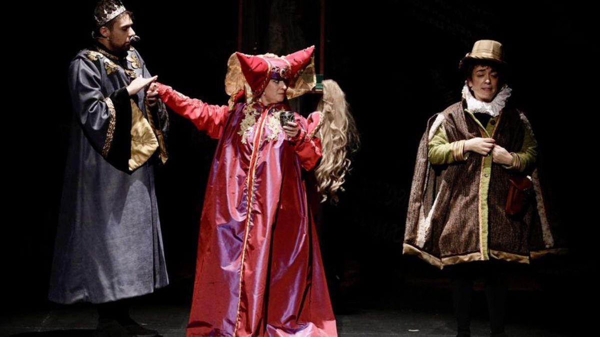 Representación del grupu de teatru "Guayominí", nuna imaxe d'archivu. | JUAN PLAZA