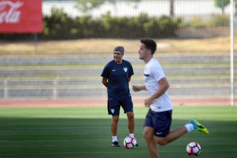 Entrenamiento de puertas abiertas del Málaga CF