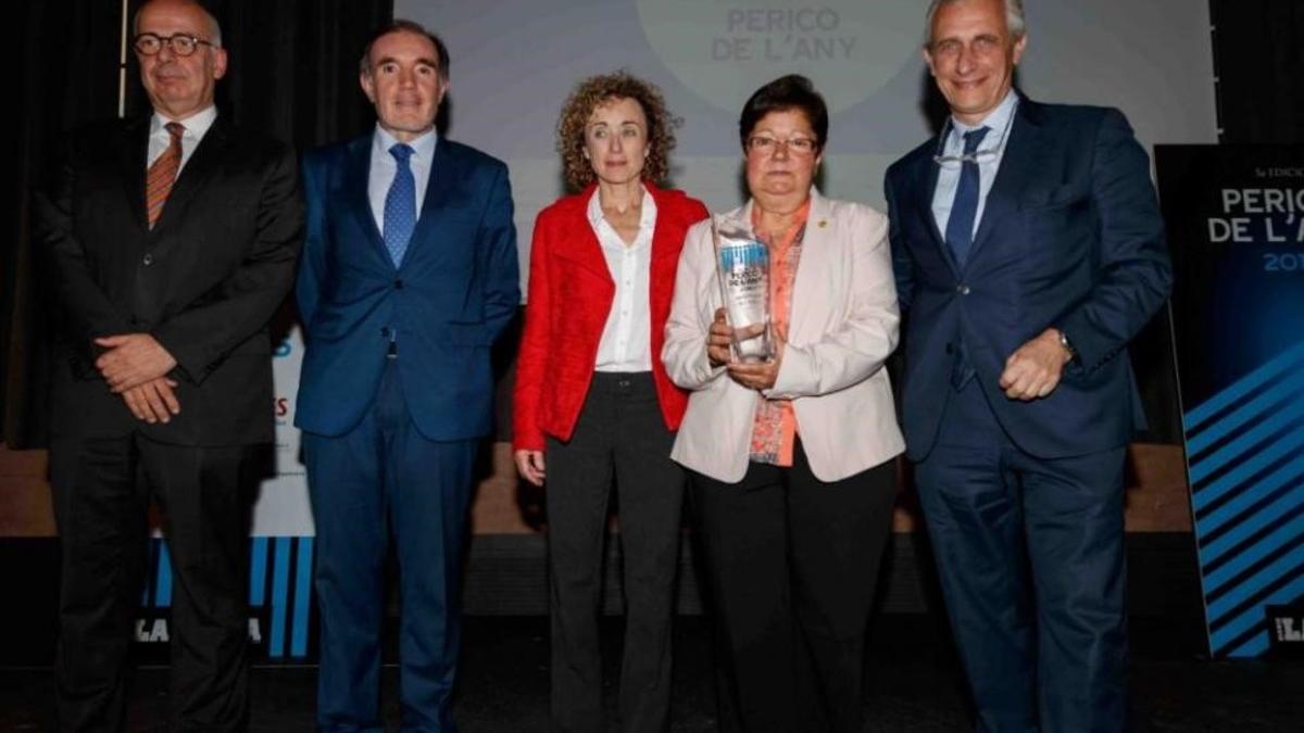 Araceli Pérez, galardonada con el premio Perico de l'Any.