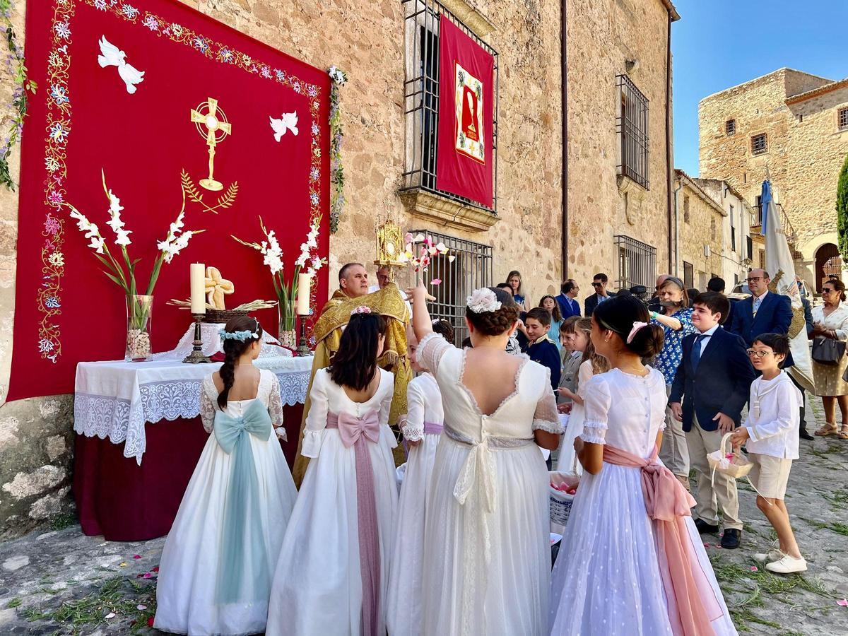 Corpus Christi en Trujillo en una edición anterior