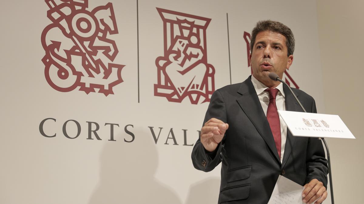 El futuro presidente de la Comunidad Valenciana, Carlos Mazón.