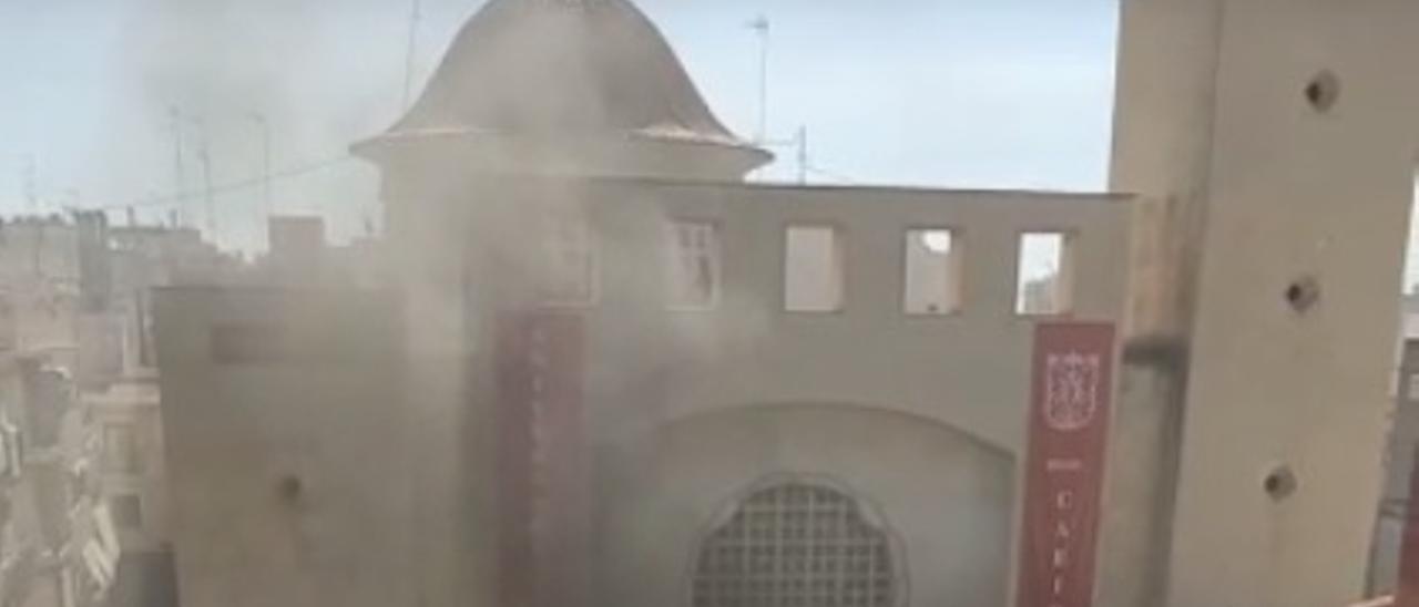 Incendio en la sacristía de la Parroquia de San Juan Bautista de Elche