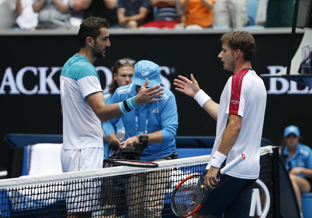 Carreño cae en octavos de final del Open de Australia ante Cilic