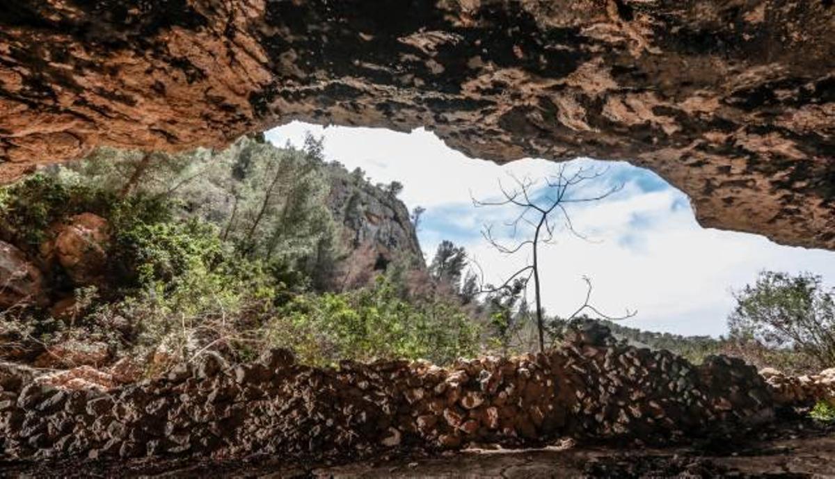 En el interior de Serra Gelada