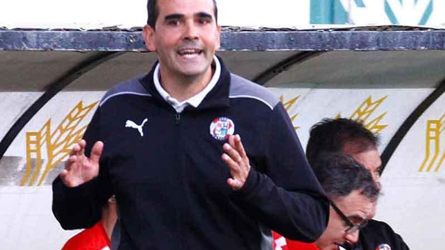 Miguel Losada, durante un partido en el Ruta de la Plata.