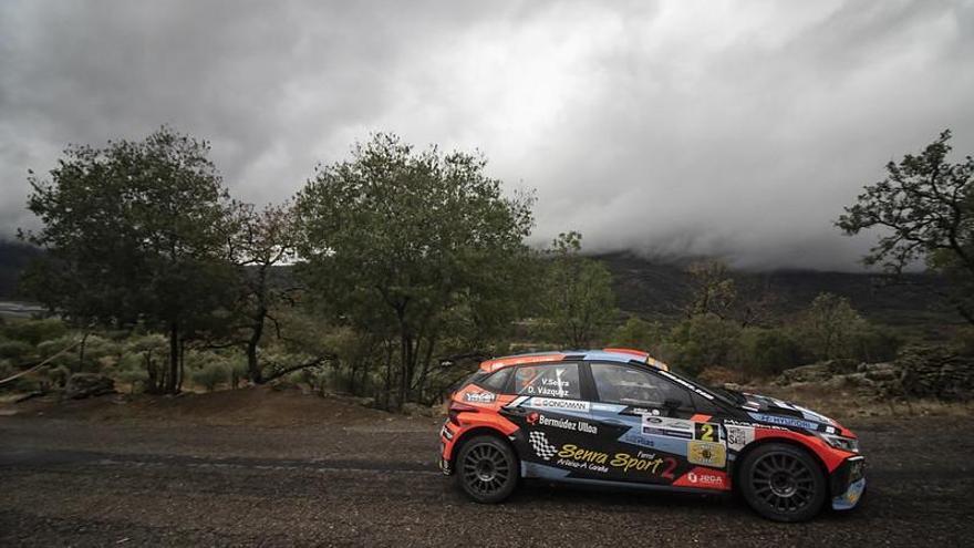 El Hyundai i20N Rally2 de Víctor Manuel Serna y David Vázquez.