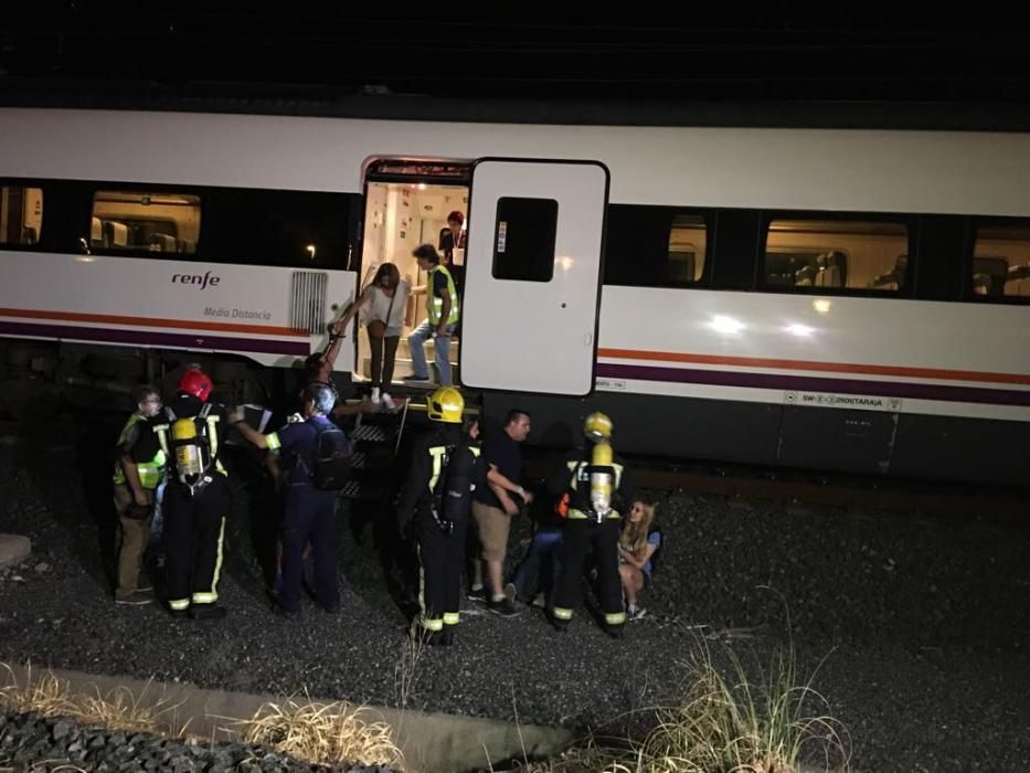 Simulacro en Pontevedra de un accidente de tren