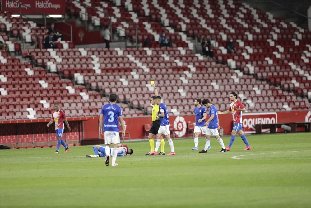 Fútbol: Así fue el Sporting-Oviedo disputado en El Molinón