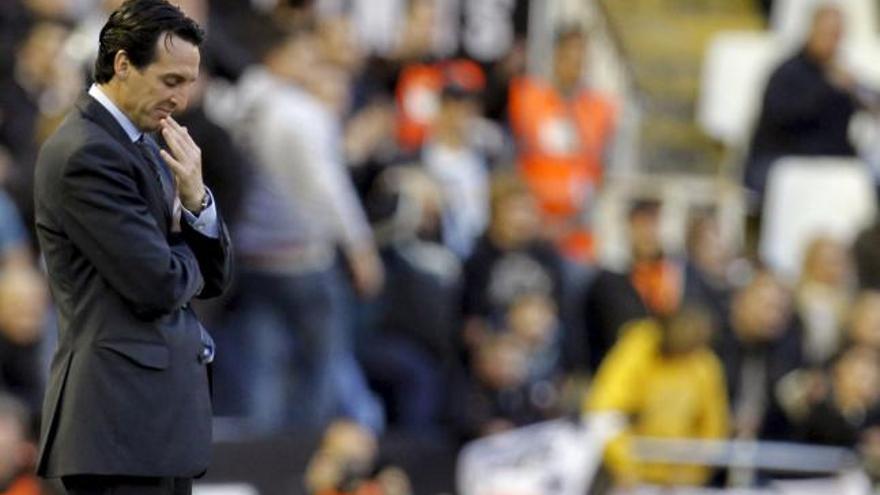 Emery, en Mestalla.