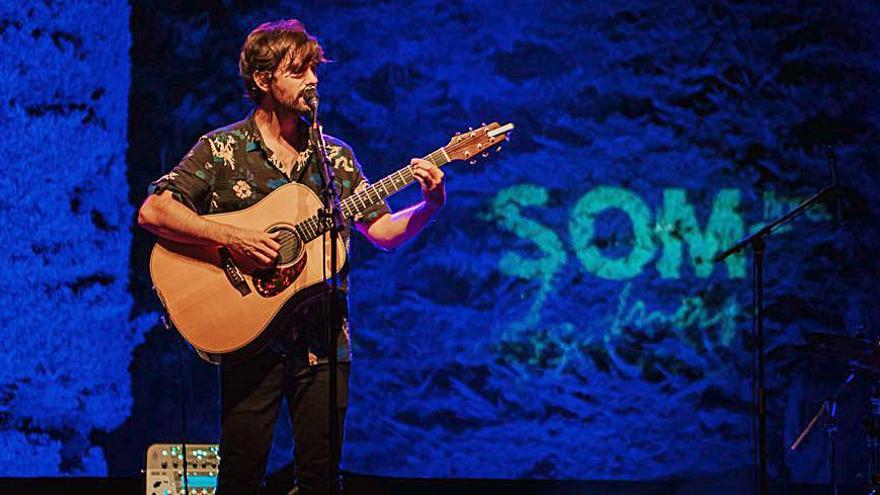 El cantautor David Otero al festival de Lloret de Mar. | SOM DE MAR