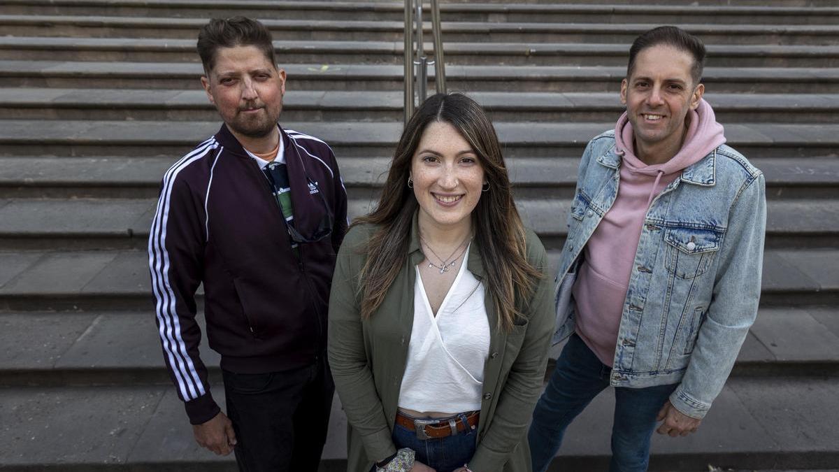 Alfonso, Paula y Eduardo en imágenes para El Periódico de España.