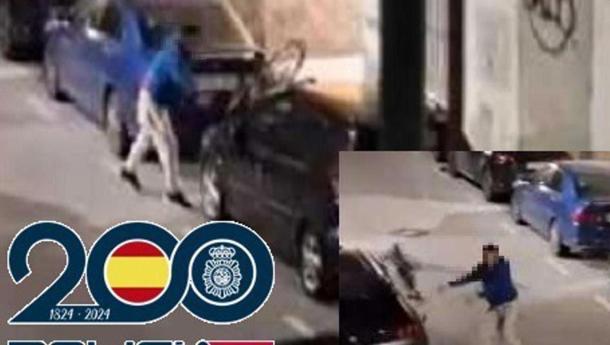 Detenido en Málaga por causar daños en ocho vehículos con una bicicleta como arma arrojadiza