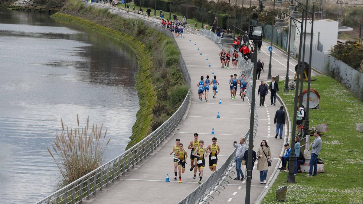El duatlón de Avilés, en imágenes