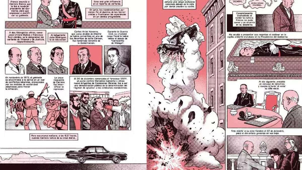 Viñetas de 'Franco', una de las obras del nuevo volumen