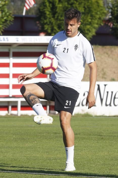 Entrenamiento del Sporting