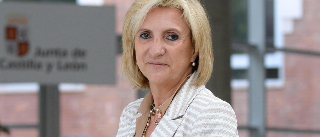 Verónica Casado, durante su etapa como consejera de Sanidad de la Junta de Castilla y León, en 2021.
