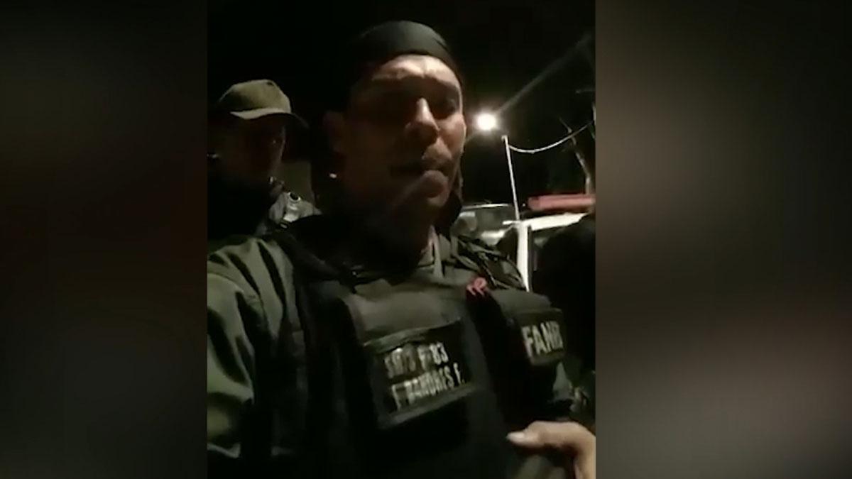 Declaración del Sargento Mayor en comando de la GNB en Cotiza, Venezuela