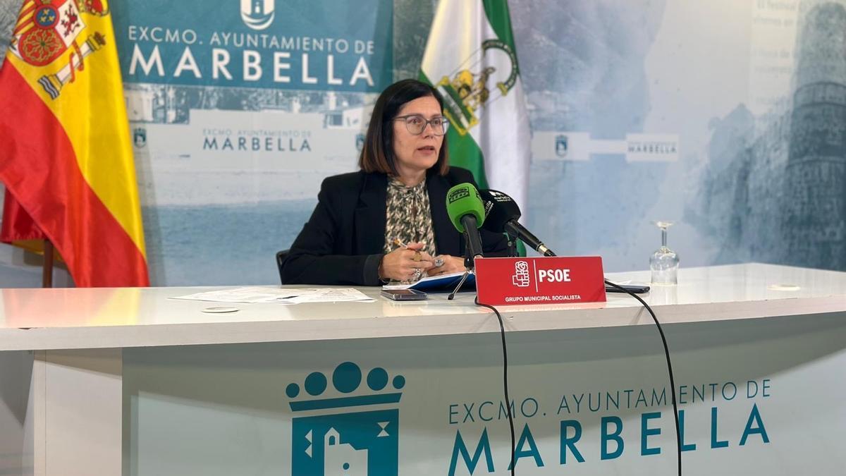 La portavoz del Grupo Municipal Socialista, Isabel Pérez
