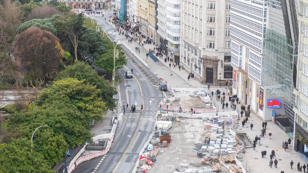 Obras en los Cantones, cuya finalización está prevista para este año.