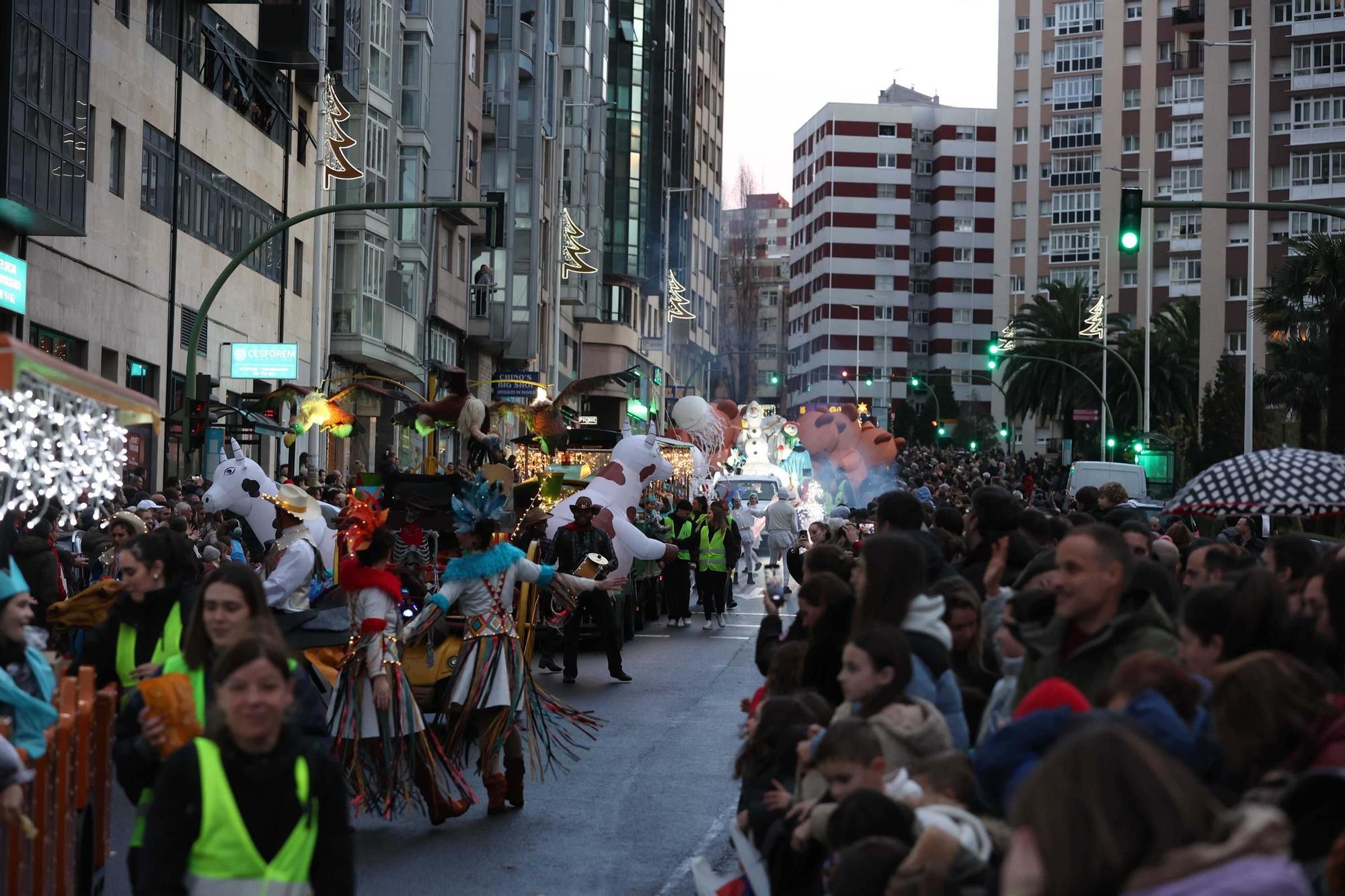 Cabalgata de Reyes Magos en A Coruña