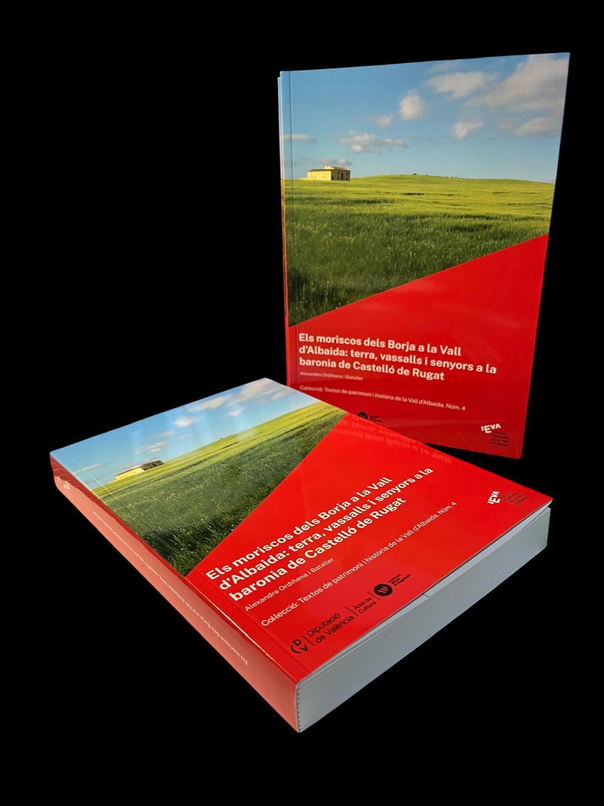 Libro sobre los moriscos en la Vall d'Albaida, de Alexandre Ordiñana, editado por el IEVA.