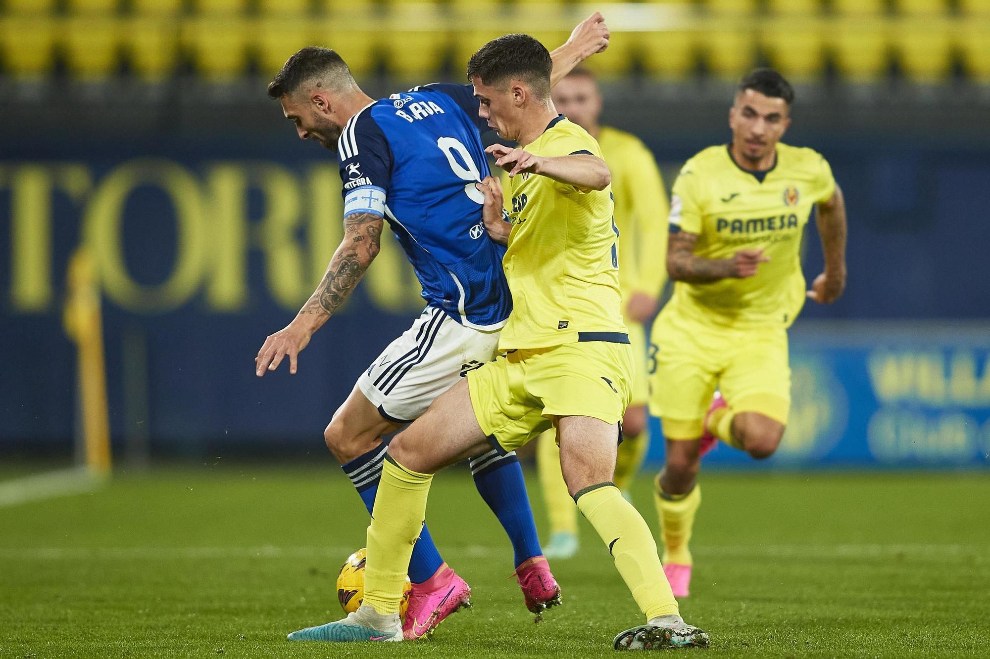 El partido entre el Villarreal B y el Real Oviedo, en imágenes