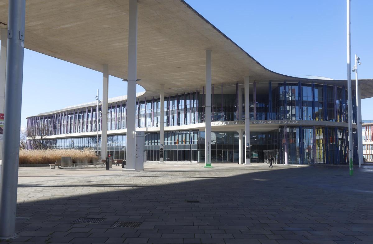 Imagen de recurso de la Ciudad de la Justicia de Zaragoza, donde trabajan unos 600 funcionarios.