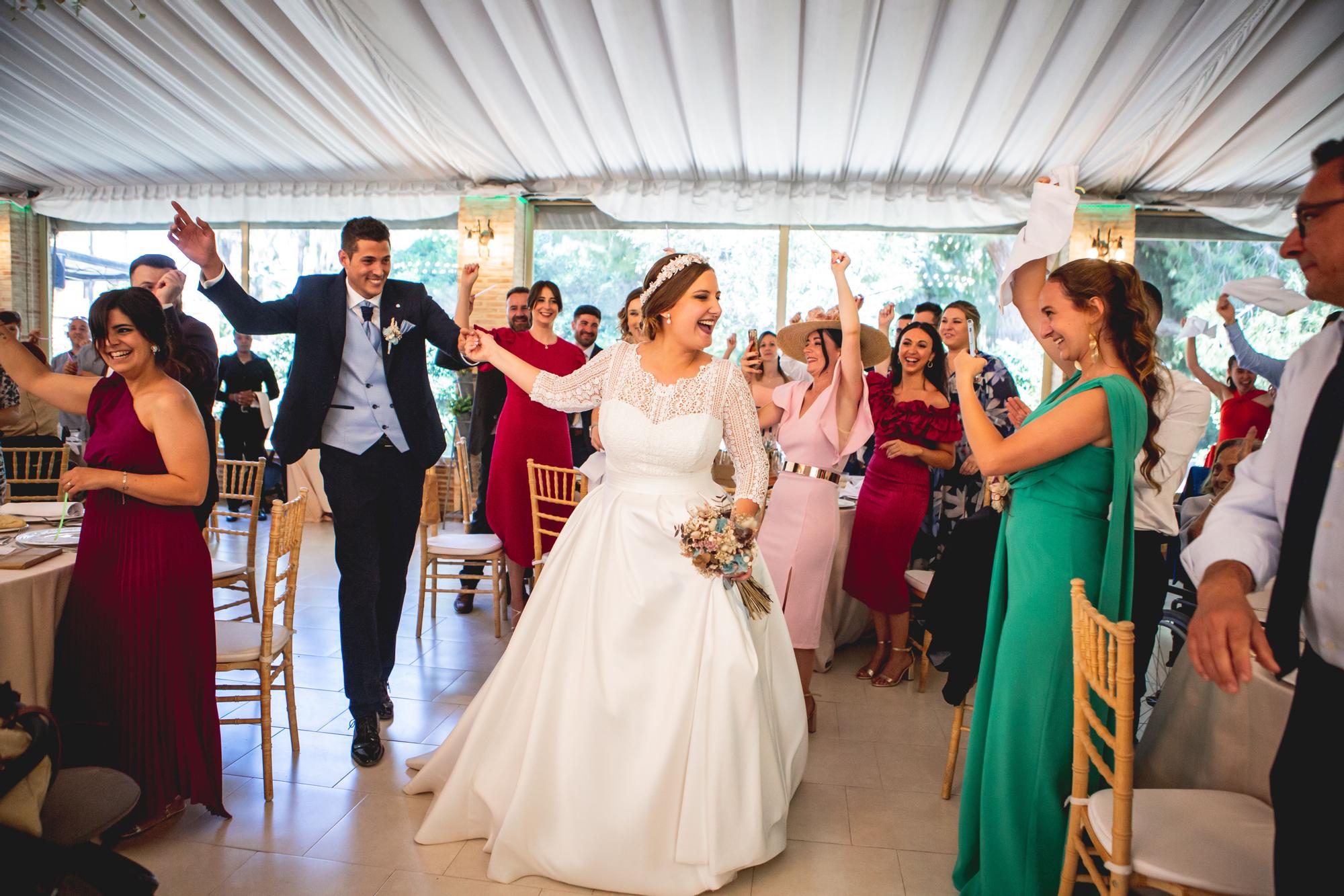 Boda de Carla Esteve, Corte de Honor 2013 y nieta de un histórico de las Fallas