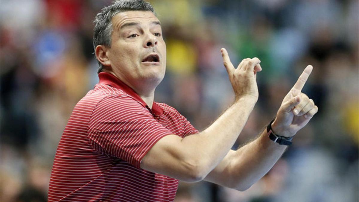 Xavi Pascual, entrenador del Barça de balonmano