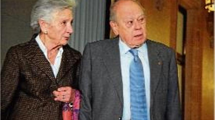 L&#039;expresident català Jordi Pujol amb la seva dona, Marta Ferrusola.