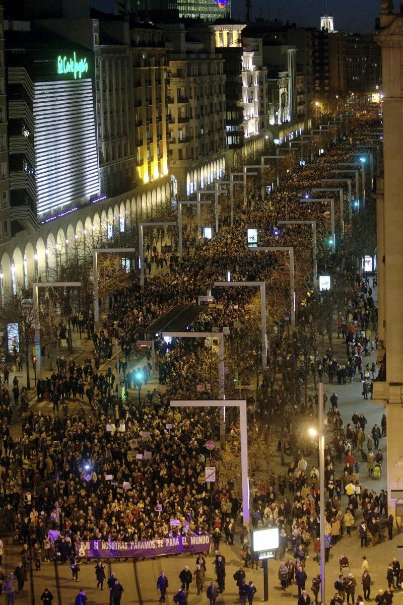 El Día Internacional de la Mujer en Zaragoza