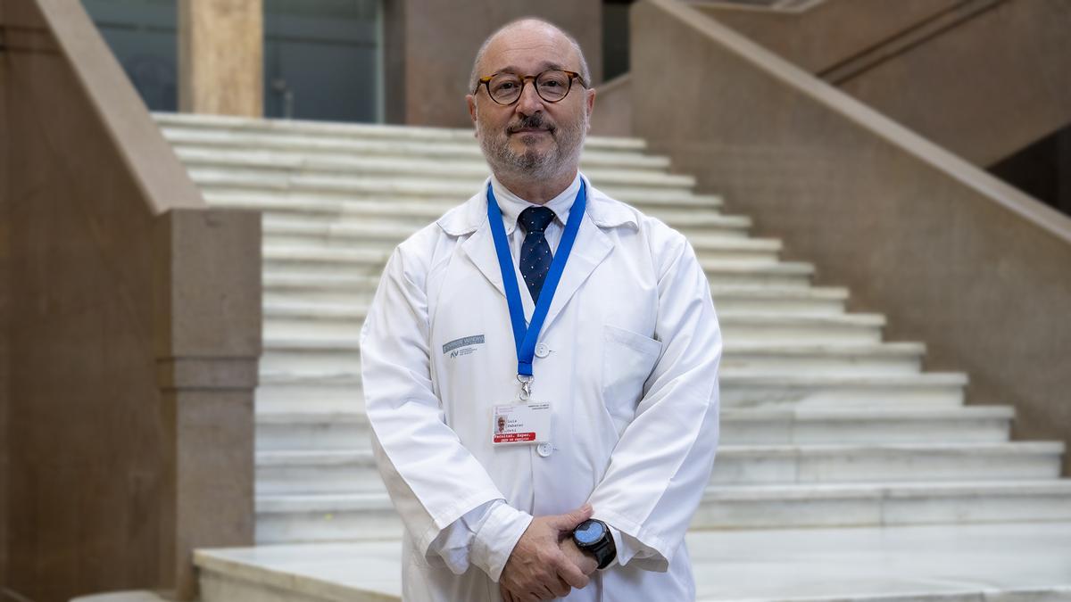 Luis Sabater Ortí,  coordinador del Grupo de Investigación en Cirugía General y Digestiva de Incliva.