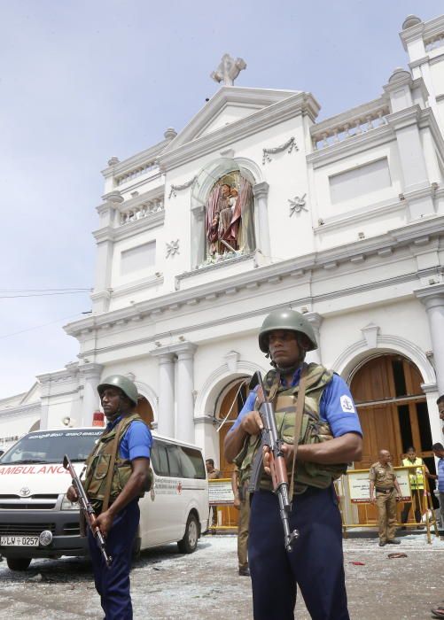 Las imágenes de los atentados de Sri Lanka