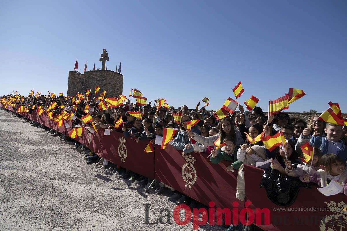 Visita de los reyes de España a Caravaca (explanada de la Basílica)