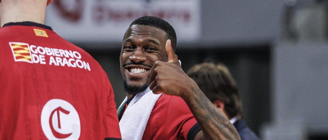 Dylan Ennis, sonriente durante un partido de la temporada pasada.