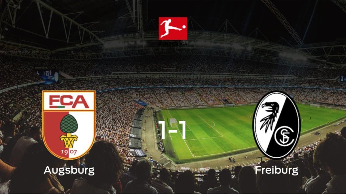 Reparto de puntos entre el FC Augsburg y el SC Freiburg (1-1)