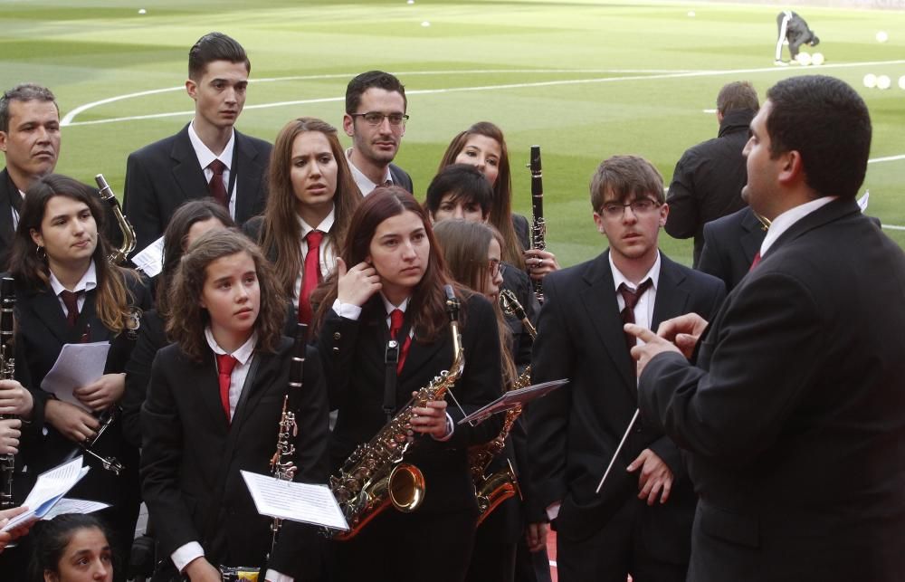 El pasodoble 'Els Poblets' suena en Mestalla