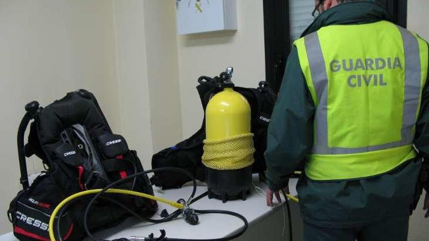 Efectos incautados. // Guardia Civil