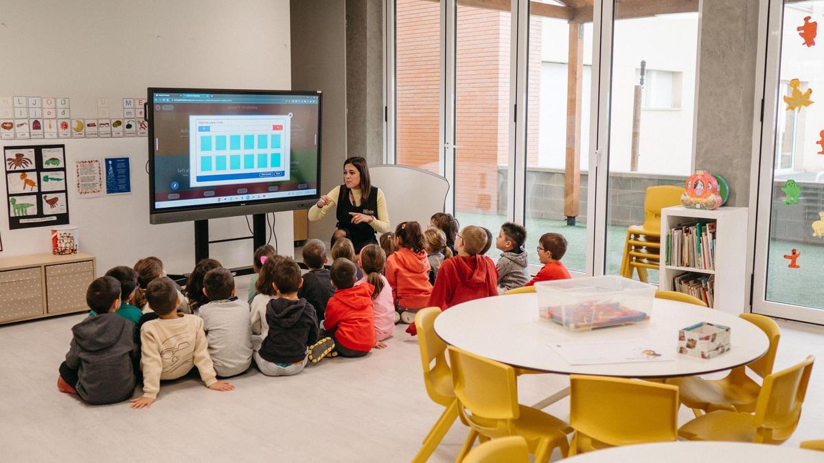 Aula de l'Escola Paidos