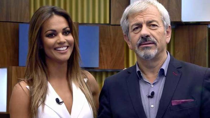 Lara Álvarez y Carlos Sobera anunciaron la noticia en &#039;Gran hermano&#039;.