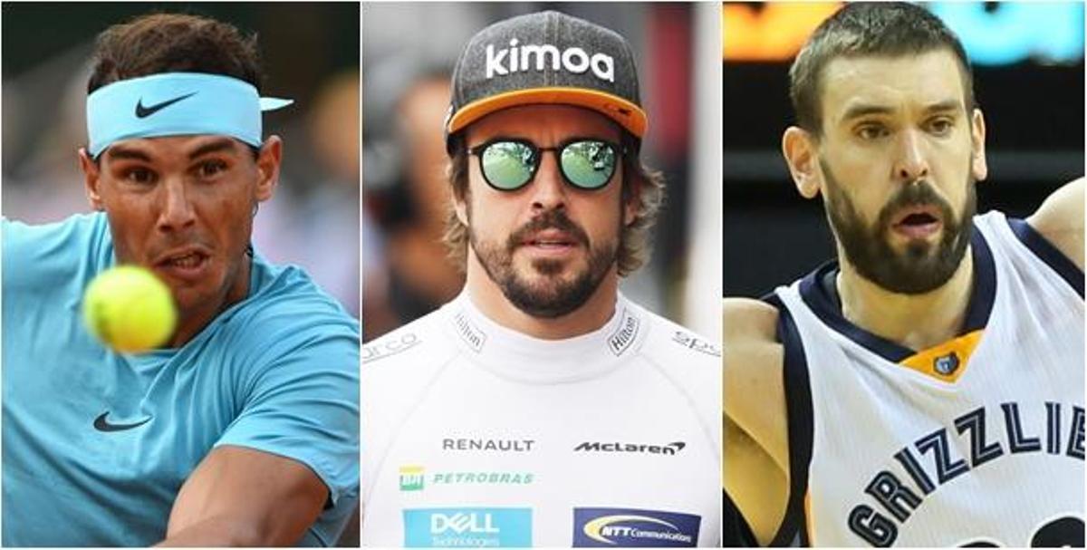 Nadal, Alonso y Marc Gasol, entre los 100 deportistas mejores pagados del mundo