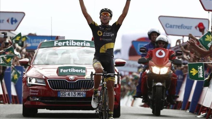 El francés Calmejane gana la cuarta etapa de la Vuelta