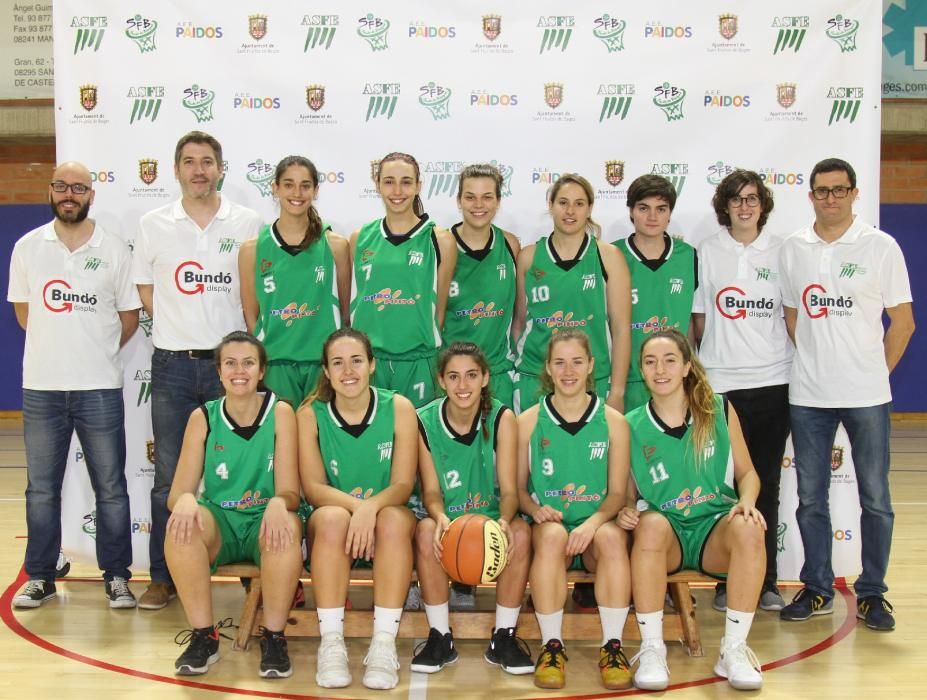 El teu equip. ASFE, Paidos i Escola de Bàsquet San