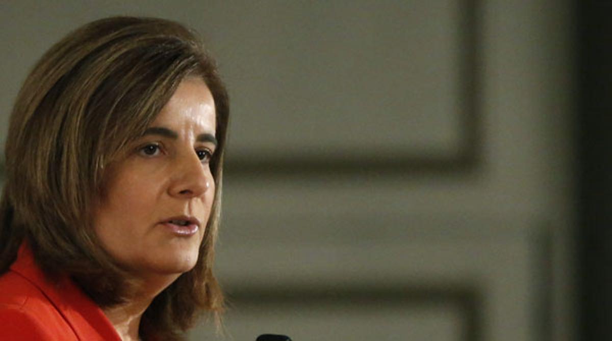 Fátima Báñez ha comparegut aquest dimarts davant els mitjans.