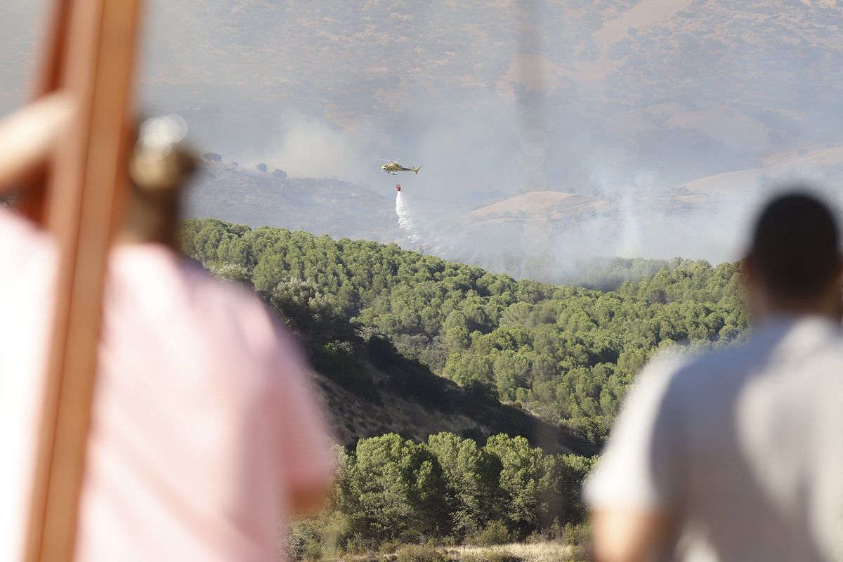 Incendio forestal en Cerro Muriano