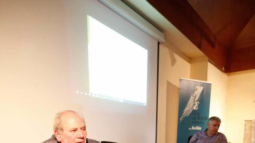 Joaquín Mastache, ayer, en el palacio de Valdecarzana.