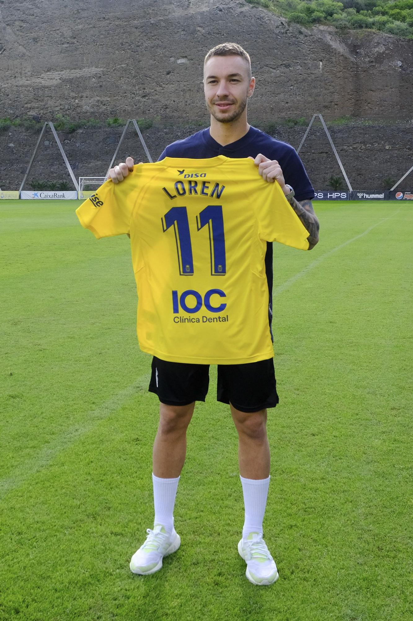 Presentación de Loren, nuevo jugador de la UD Las Palmas