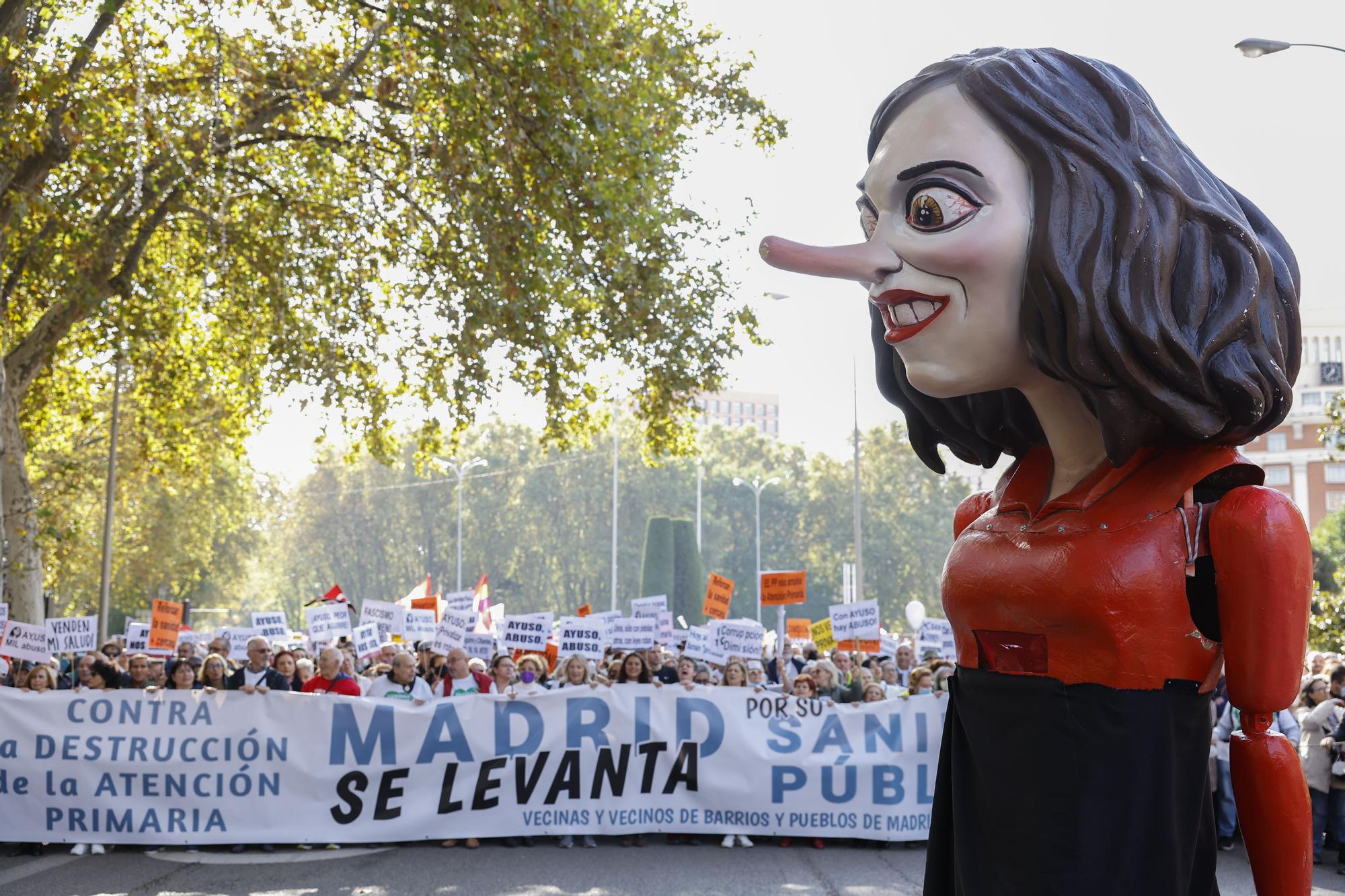 Manifestación em Madrid en defensa de la sanidad pública