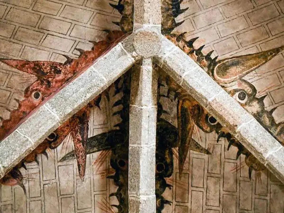 Dragones en la iglesia de Robledo de Chavela