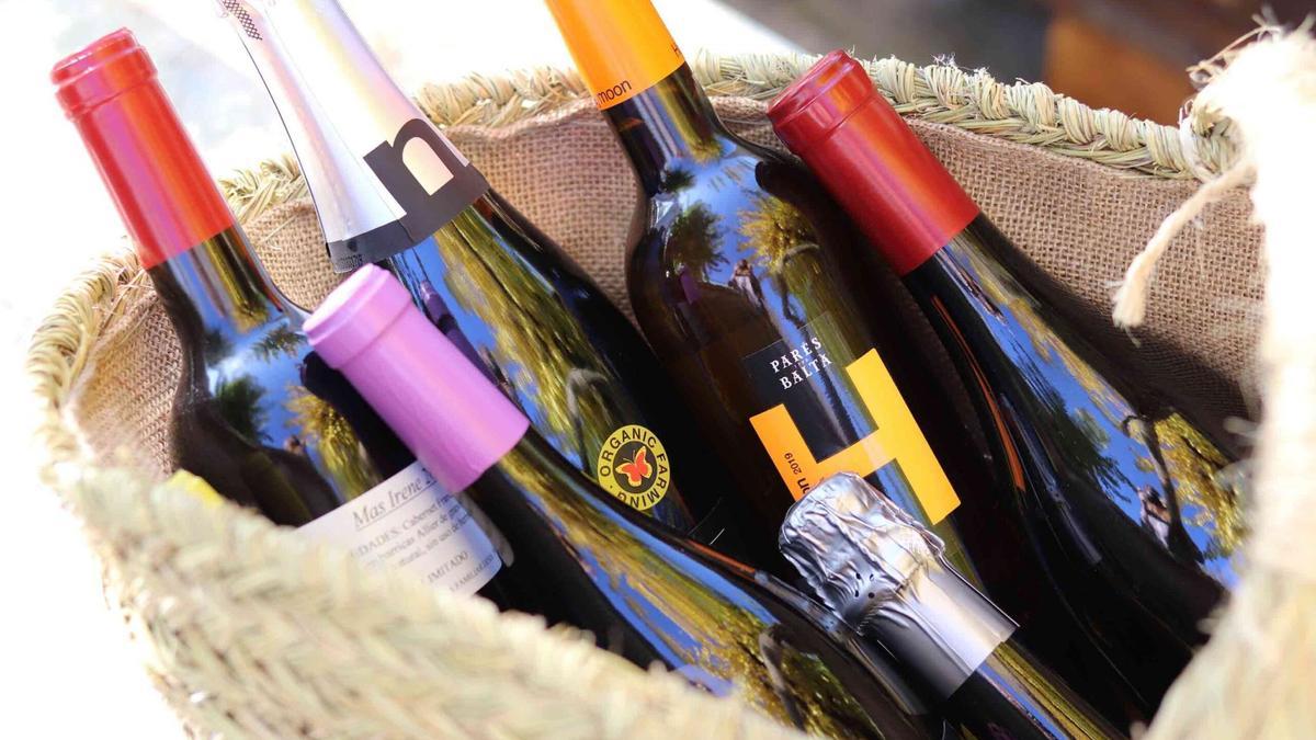 Producción de la bodega Parés Baltà, una de las empresas catalanas que exporta a EEUU.